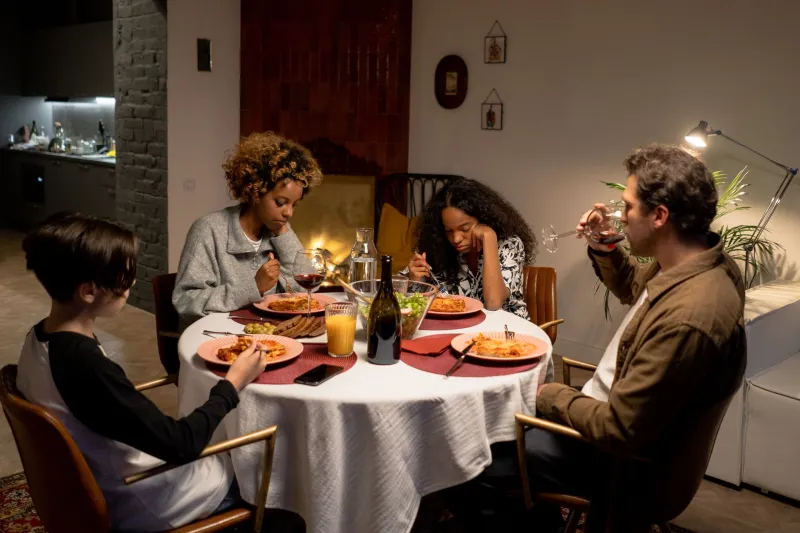 When Dinner Was the Only Time You Had Each Other's Full Attention